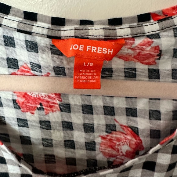 Checkered Black & White Top - Picture 2 of 3